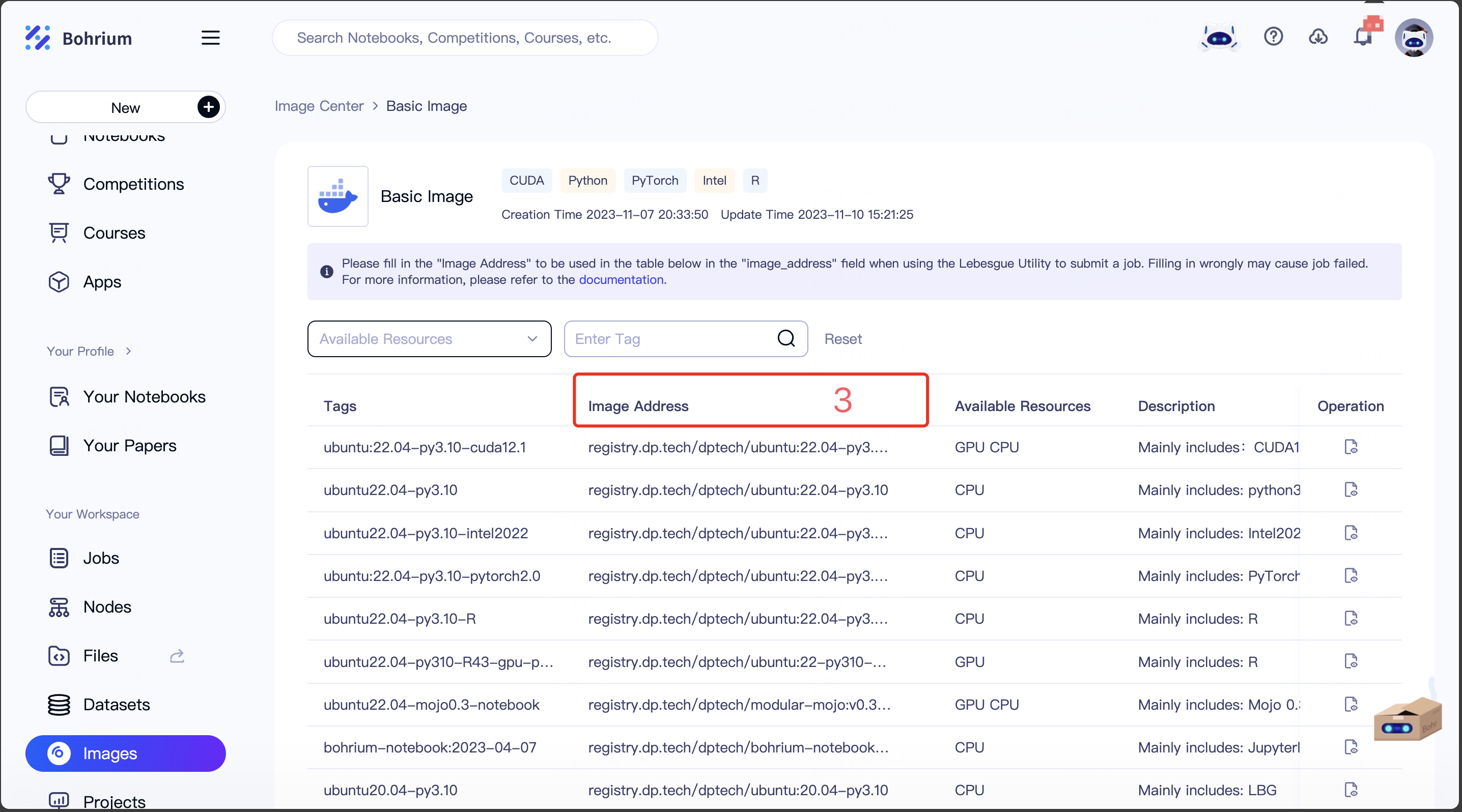 Container Image Repository